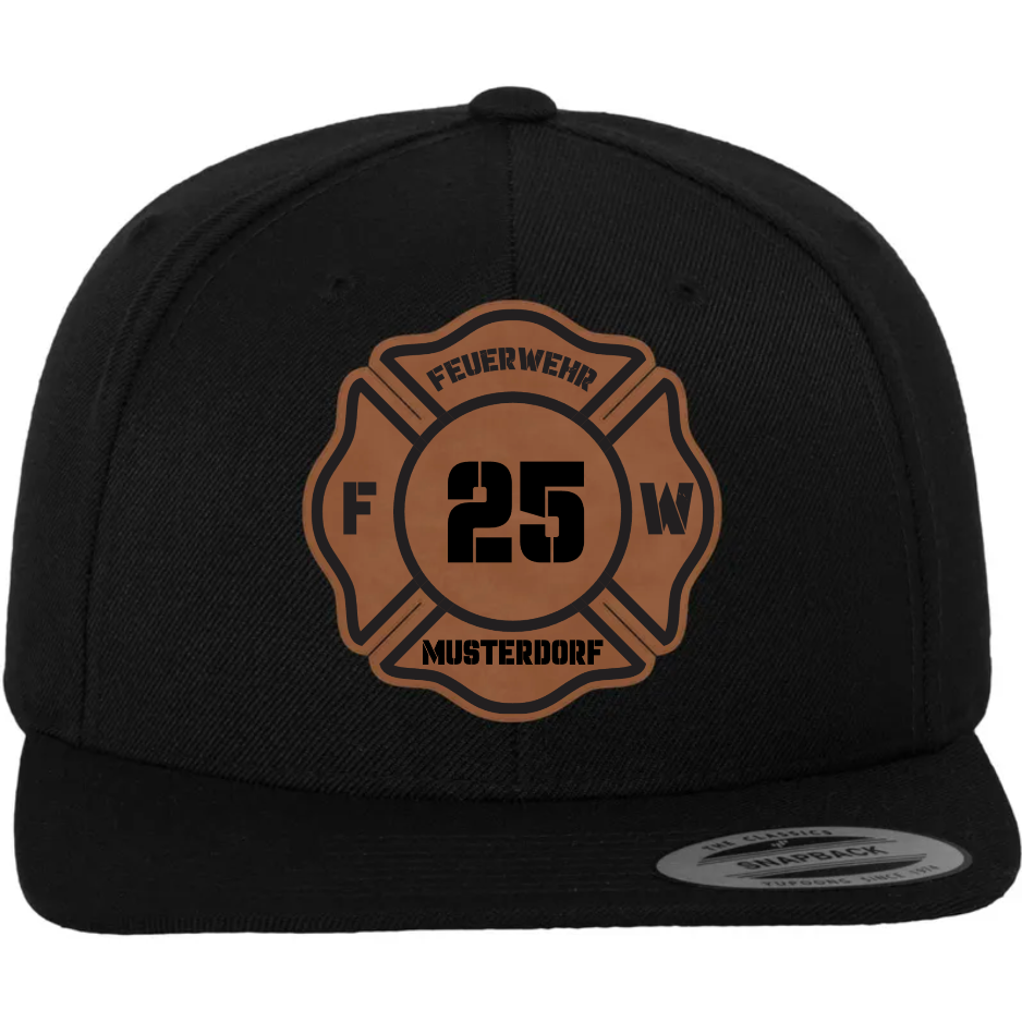 Feuerwehr Cap - individuell mit Nummer und Dorf / Stadt