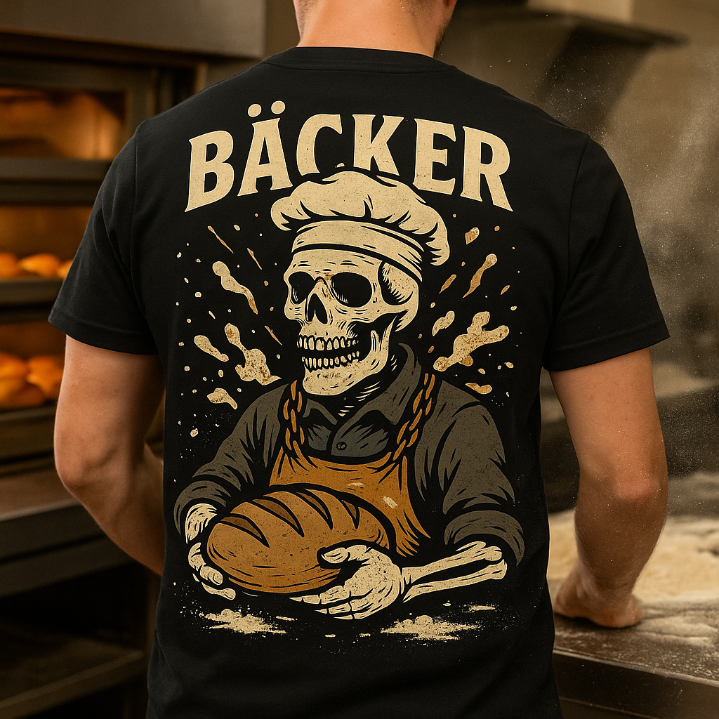 Bäcker Skull T-Shirt
